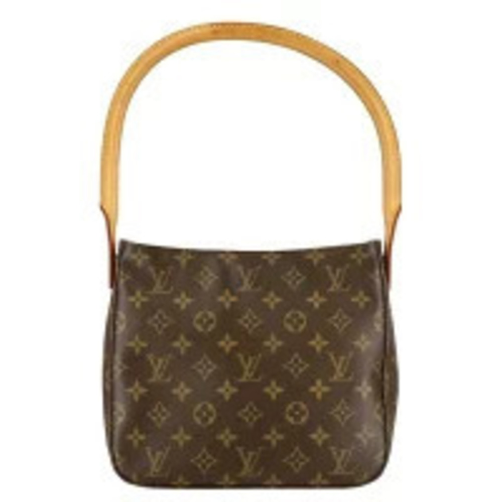 Louis Vuitton Looping Monogram Canvas Leather Brown